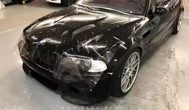 BMW protetta con pellicola PPF trasparente