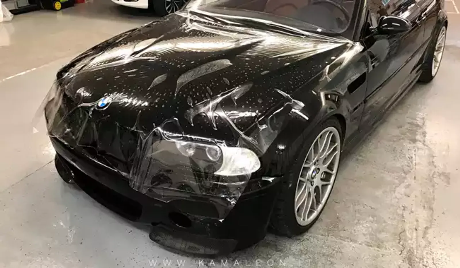 BMW protetta con pellicola PPF trasparente