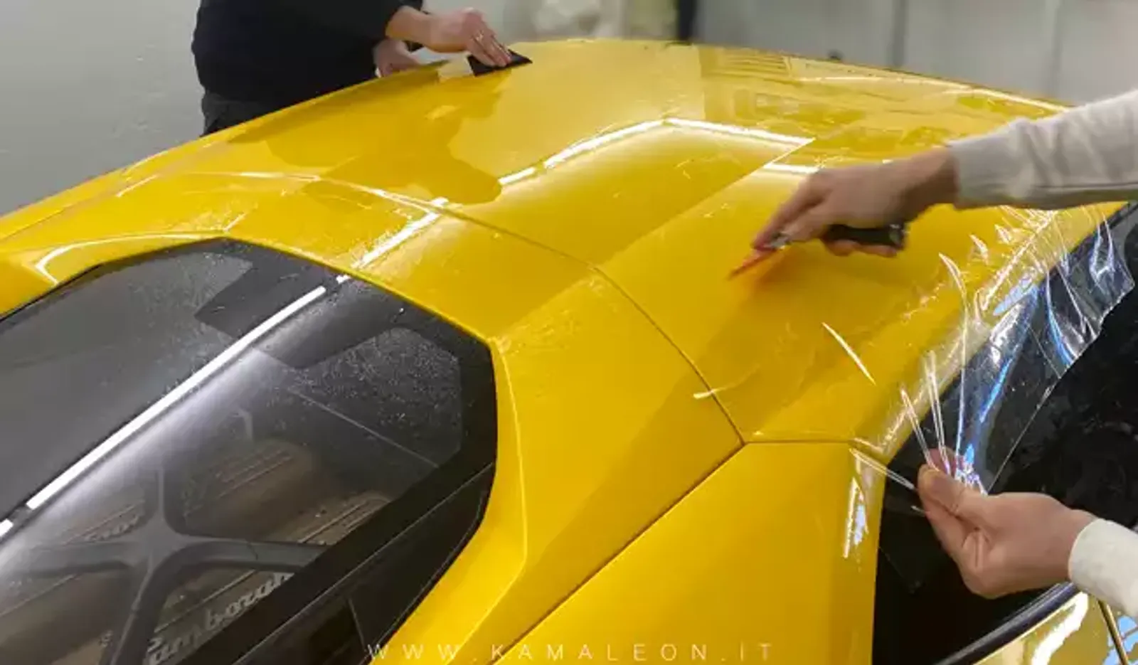 Lamborghini Huracan con pellicola protettiva completa