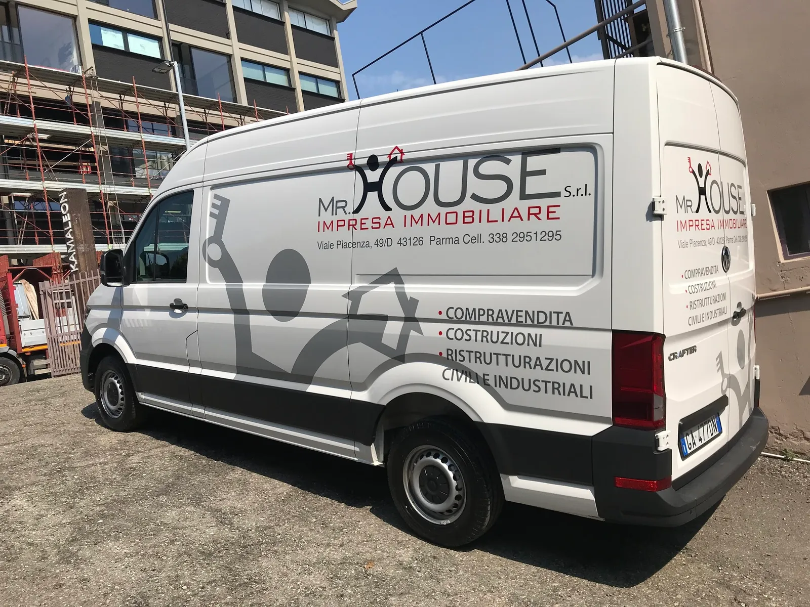 Automezzi personalizzati per attività locale