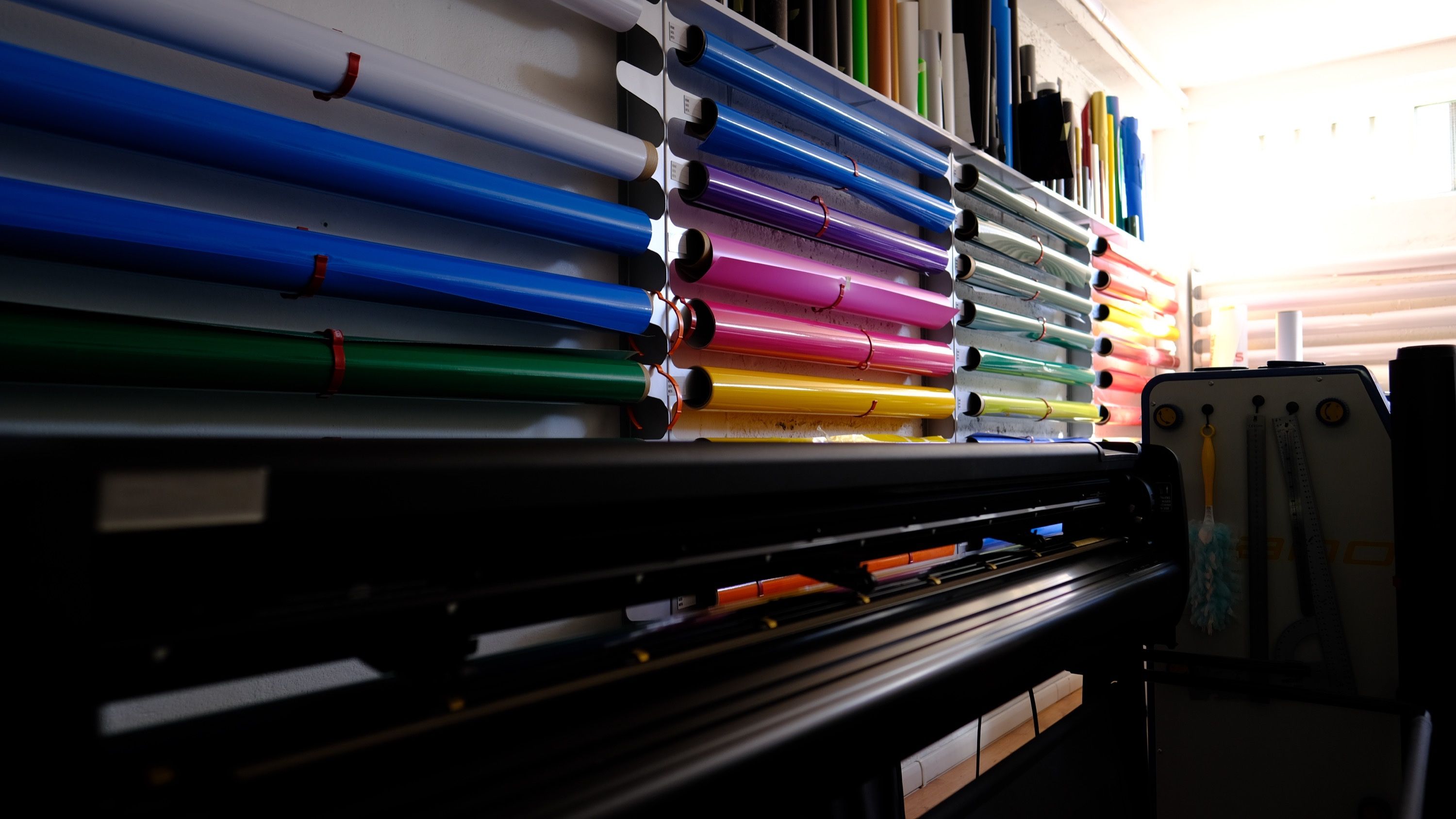 Rotoli di pellicole e materiali per stampa digitale